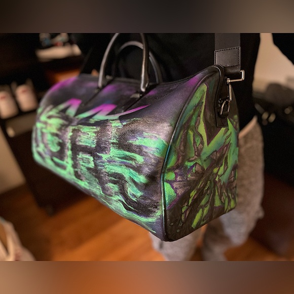 NWT Michael KORS AUTHENTIC Hudson weekender DUFFLE BAG rare Limited Edition 2in1 - Picture 2 of 7